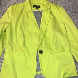 Lime colored blazer